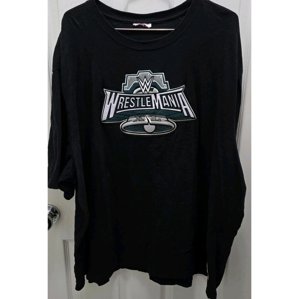 WWE WrestleMania‎ XL Shirt Mitchell Ness Black Tee Mens 3XL Modern Era 2024